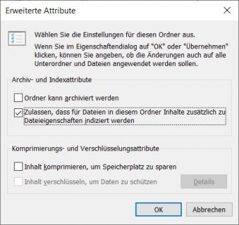 Erweiterte Attribute