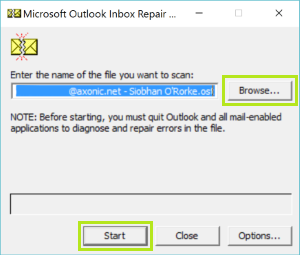 outlook 2016 troubleshooting logging