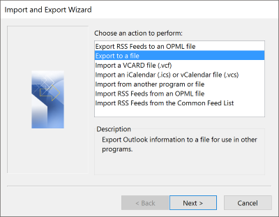 importing contacts into outlook 2016 from an excel file