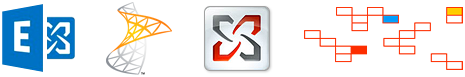 Logos von Exchange Versionen